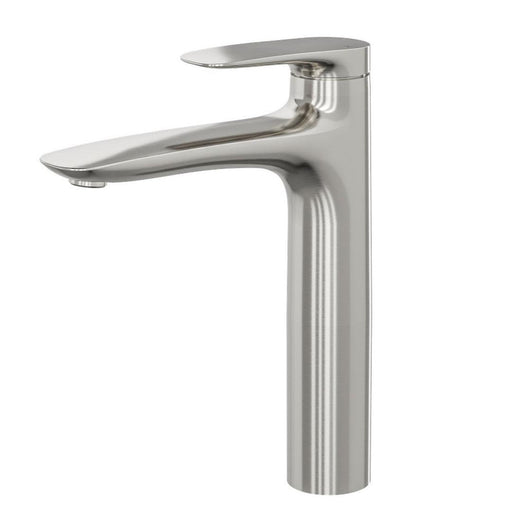 Linsol Curva Mid Height Basin Mixer - Brushed Nickel 