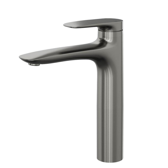 Linsol Curva Mid Height Basin Mixer - Gunmetal 