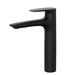 Linsol Curva Mid Height Basin Mixer - Matte Black 