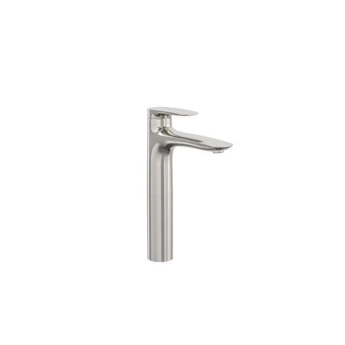 Linsol Curva Tall Basin Mixer - Brushed Nickel 