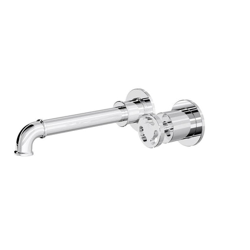 Linsol Dynamik 2-Plate Wall Basin or Bath Mixer - Chrome 