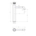 Linsol Dynamik Tall Basin Mixer - Chrome 
