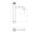 Linsol Dynamik Tall Basin Mixer - Gunmetal 