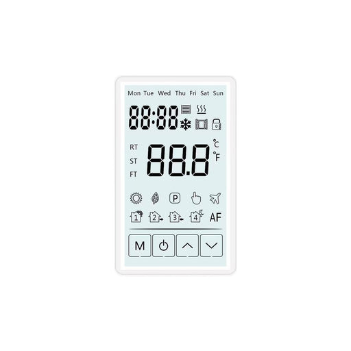 Linsol Eco 5.1in Dual Thermostat - White 