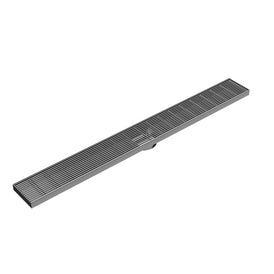 Linsol Ezyflow 1000mm Heelguard Linear Waste DN44 - Gunmetal 