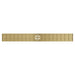 Linsol Ezyflow 1000mm Heelguard Linear Waste DN89 - Brushed Brass 