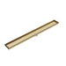 Linsol Ezyflow 1000mm Tile Insert Linear Waste DN44 - Brushed Brass 
