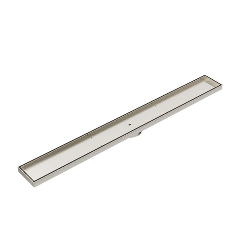 Linsol Ezyflow 1000mm Tile Insert Linear Waste DN44 - Brushed Nickel 