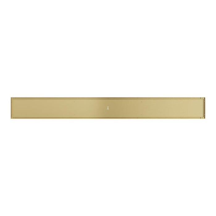Linsol Ezyflow 1000mm Tile Insert Linear Waste DN64 - Brushed Brass 