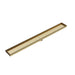 Linsol Ezyflow 1000mm Tile Insert Linear Waste DN64 - Brushed Brass 