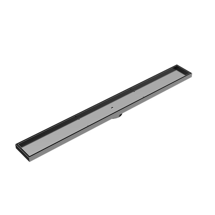 Linsol Ezyflow 1000mm Tile Insert Linear Waste DN64 - Gunmetal 