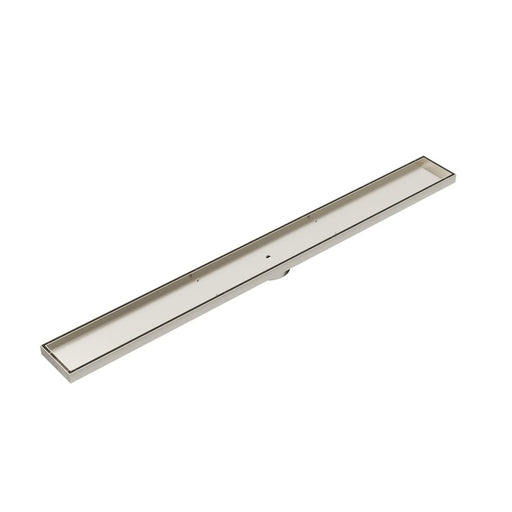 Linsol Ezyflow 1000mm Tile Insert Linear Waste DN89 - Brushed Nickel 