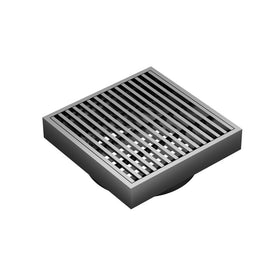 Linsol Ezyflow 110mm Heelguard Square Waste DN89 - Gunmetal 