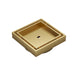 Linsol Ezyflow 110mm Tile Insert Square Waste DN64 - Brushed Brass 