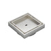 Linsol Ezyflow 110mm Tile Insert Square Waste DN64 - Brushed Nickel 