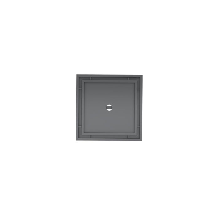 Linsol Ezyflow 110mm Tile Insert Square Waste DN89 - Gunmetal 