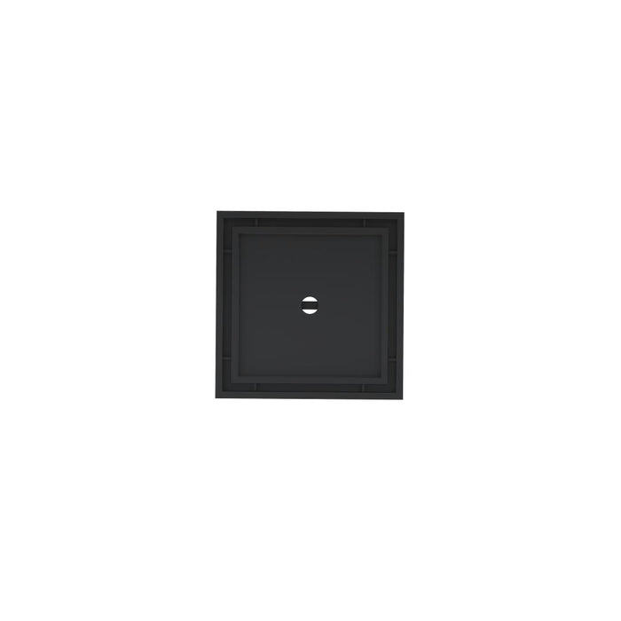 Linsol Ezyflow 110mm Tile Insert Square Waste DN89 - Matte Black 