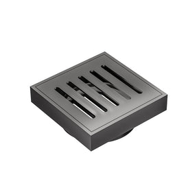 Linsol Ezyflow 110mm Vertical Pressed Square Waste DN89 - Gunmetal 