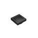 Linsol Ezyflow 110mm Vertical Pressed Square Waste DN89 - Matte Black 