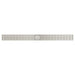 Linsol Ezyflow 1200mm Heelguard Linear Waste DN89 - Brushed Nickel 