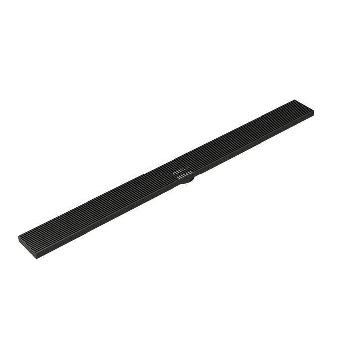 Linsol Ezyflow 1200mm Heelguard Linear Waste DN89 - Matte Black 