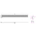 Linsol Ezyflow 1500mm Heelguard Linear Waste DN64 - Brushed Brass 