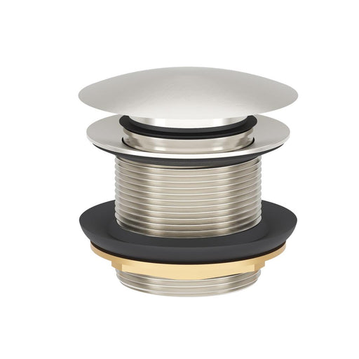 Linsol Ezyflow 40mm Pop-Up Plug and Waste - Brushed Nickel 