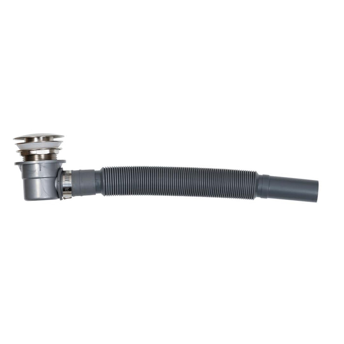 Linsol Ezyflow 40mm Pop-up Waste with Connector - Brushed Nickel 