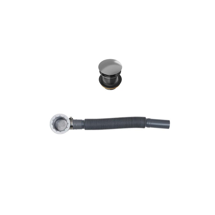 Linsol Ezyflow 40mm Pop-up Waste with Connector - Gunmetal 
