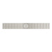 Linsol Ezyflow 800mm Heelguard Linear Waste DN89 - Brushed Nickel 
