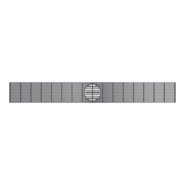Linsol Ezyflow 800mm Heelguard Linear Waste DN89 - Gunmetal 