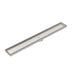 Linsol Ezyflow 800mm Tile Insert Linear Waste DN64 - Brushed Nickel 