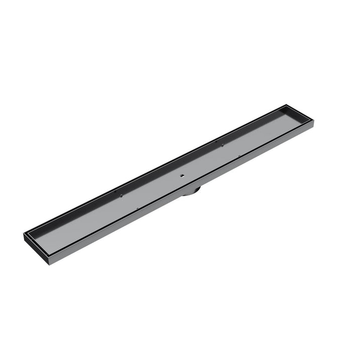 Linsol Ezyflow 800mm Tile Insert Linear Waste DN64 - Gunmetal 