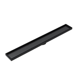 Linsol Ezyflow 800mm Tile Insert Linear Waste DN64 - Matte Black 