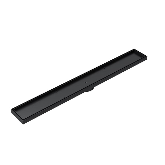Linsol Ezyflow 800mm Tile Insert Linear Waste DN64 - Matte Black 