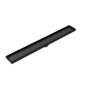 Linsol Ezyflow 800mm Tile Insert Linear Waste DN89 - Matte Black 