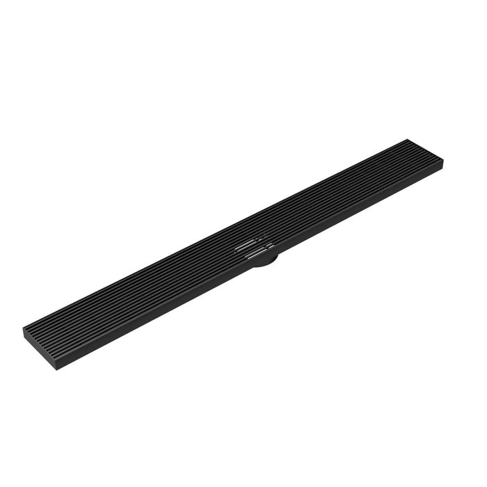Linsol Ezyflow 900mm Heelguard Linear Waste DN44 - Matte Black 
