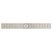 Linsol Ezyflow 900mm Heelguard Linear Waste DN89 - Brushed Nickel 