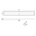 Linsol Ezyflow 900mm Tile Insert Linear Waste DN64 - Matte Black 
