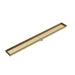 Linsol Ezyflow 900mm Tile Insert Linear Waste DN89 - Brushed Brass 