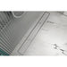 Linsol Ezyflow 900mm Tile Insert Linear Waste DN89 - Brushed Nickel 