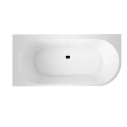 Linsol Florida 1600mm Left Hand Corner Bath - Gloss White 