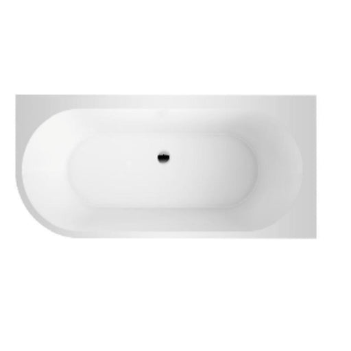 Linsol Florida 1600mm Right Hand Corner Bath - Gloss White 