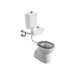 Linsol Florida Care Link Toilet with Backrest - Gloss White 