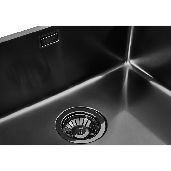 Linsol Foster Ke Sink 440×440 Undermount - Foster Brushed Gunmetal 
