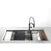Linsol Foster Milanello Work Station 1175x520mm - Foster Brushed Stainless 