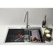 Linsol Foster Milanello Work Station 1175x520mm - Foster Brushed Stainless 
