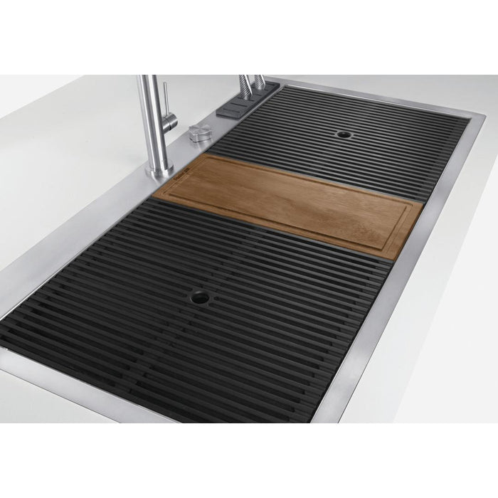 Linsol Foster Milano 63L Single Bowl Sink - Foster Brushed Stainless 