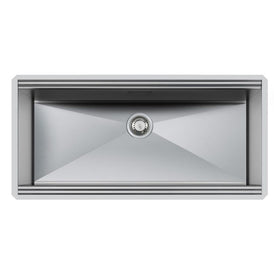 Linsol Foster Milano 77L Single Bowl - Foster Brushed Stainless 