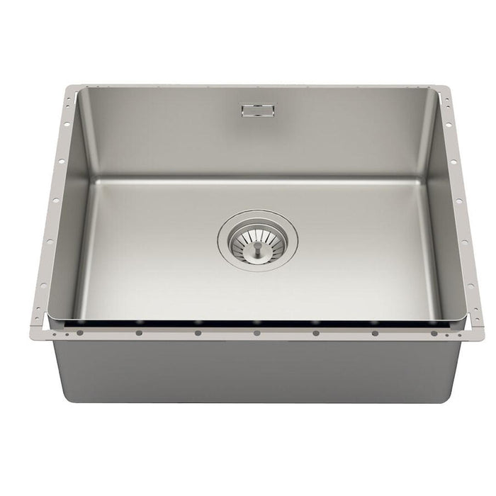 Linsol Foster Phantom Edge Sink 500×400 - Foster Brushed Stainless 